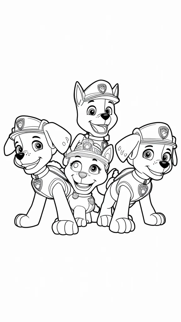 paw patrol coloring pages mighty pups